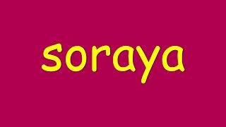 SORAYA- Jason Cheetah||A studio color lyrics