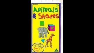 School Zone Animals & Shapes [VHS]