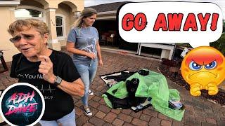 She would not let us shop at her Garage Sale!