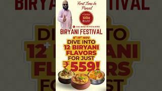 Biryani Festival At Panvel 12 Biryani Flavours For Just 559 Unlimited Niyaaz Biryani #ytshorts