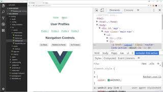 4. The Vue Router 9  Styling Active Links