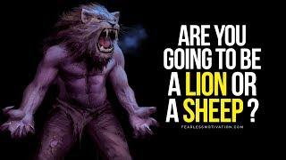 Are You Going To Be A LION or a SHEEP?  BEAST MODE SPEECH  Gym Motivation!