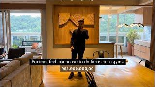 Olha como é um apartamento a venda duplex no prédio mais bonito de Praia Grande SP - canto do forte