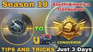 How To Go Conqueror Season 18 Pubg Lite Just 3 Days  Tips And Tricks | Pubg Lite Conqueror Kaise Le