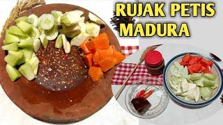 RESEP RUJAK PETIS MADURA !! Dijamin bikin ketagihan !!