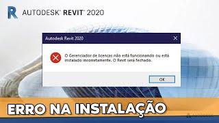 Como corrigir o erro do Gerenciador de Licenças no Revit (License Manager)