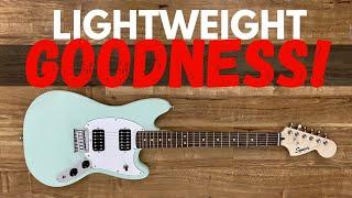 Fender Squier Mustang Bullet Electric Guitar Review and Demo