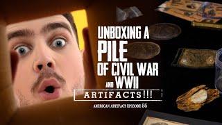 Unboxing a PILE of Civil War & WWII Artifacts! | American Artifact Episode 55