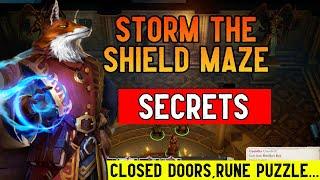 Storm the Shield Maze Quest Secrets  (Closed Doors, Rune Puzzle) - Pathfinder Wrath Of The Righteous