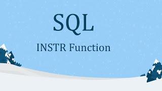 SQL: INSTR Function