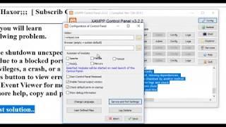 [Solved] 100% Xampp Apache NOT Starting Error: Apache shutdown unexpectedly