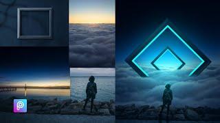 Make Fantasy Frame Photo Manipulation | PicsArt Tutorial