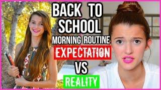 Back To School Morning Routine EXPECTATIONS VS REALITY! | Tatiana Boyd