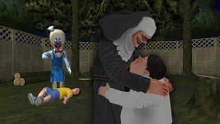 Little Ice Scream 5 vs Ice Scream 4 Killed Jay, Evil Nun 2 funny animation part 165