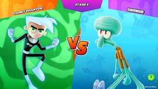 Nickelodeon All-Star Brawl - Full Arcade Hard Mode with Danny Phantom (All Bosses)