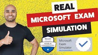 Microsoft real world certification exam demo simulation