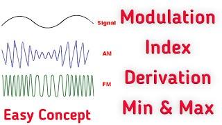 Modulation Index With Minimum and Maximum Value Derivation