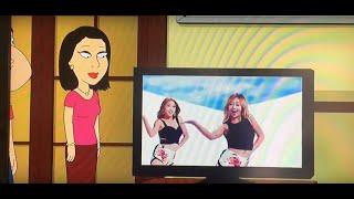 Sistar Touch My Body on Family Guy Fox USA Both Segments