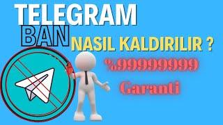 Telegram'dan Ban Yedim / Telegram Ban Nasıl Kaldırılır ?