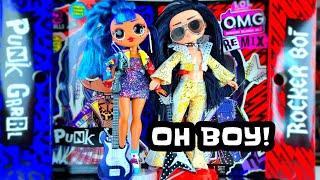 LOL Surprise OMG Remix Punk Grrrl and Rocker Boi Unboxing | Instant Ry Play