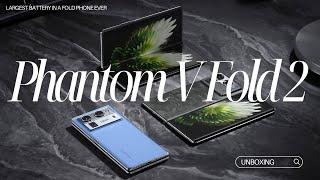 Tecno Phantom V Fold 2 Unboxing | ASMR | Biggest Battery in a Fold Phone Ever