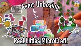 [ASMR] UNBOXING THE *NEW* REAL LITTLES MICROCRAFT MYSTERY BOXES!! (FULL COMPILATION!🫢)