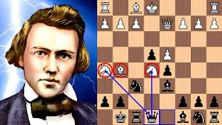 Paul Morphy's Bolt out of the Blue vs Bird