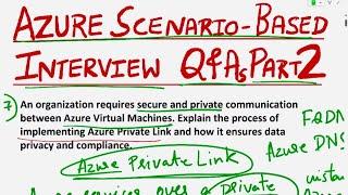 Azure Interview Questions and Answers| Part 2 | Azure Scenario-Based Interview Questions and Answers