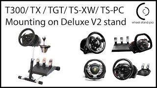 Wheel Stand Pro for Thrustmaster TX/T300RS wheels setup video 2016