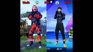 Pubg vs Free Fire Emote COLLECTION #bgmi #freefire #shorts