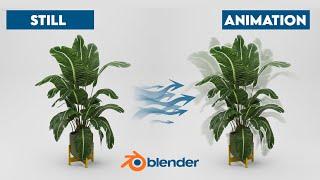 How to Fake Wind Animation on Trees - Blender