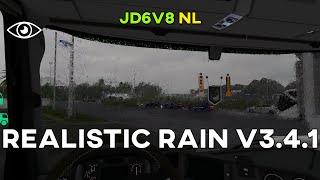 ETS2 - 1.37 - MOD EYEBALL - Realistic RAIN v3.4.1 - Le Mans to Roscoff