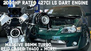 2000HP RATED 427CI (7 LITRE) LS DART ENGINE BUILD FOR THE VY CLUBSPORT!