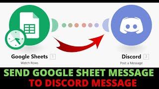 Send message from google sheet to discord!--.Discord Google Sheets Integration