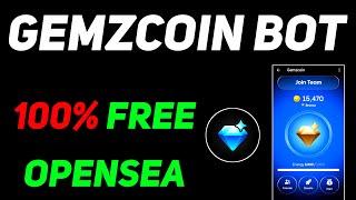 Gemzcoin Telegram Mining Bot Airdrop | Gemzcoin Mining Full Guide | Gemzcoin Mining App