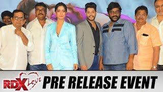 RDX Love Pre Release Event | Paayal Rajput | Tejus Kancherla | CK Entertainments