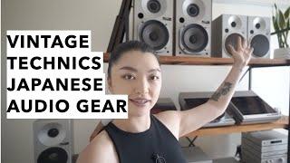 TECHNICS - A Tour of My Technics Shelf - Vintage 1980s Japanese Audio Equipment