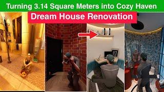 Turning 3.14 Square Meters Space Into A Cozy Haven | The Ultimate Micro-Living Makeover