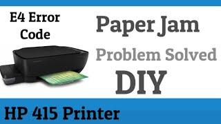 HP Printer 415| E4 error code| Paper jam#printer #paperjam #troubleshooting #diy