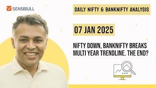 NIFTY & BANK NIFTY Analysis for Tomorrow | Stock Market Outlook | 07 January 2025, Tuesday