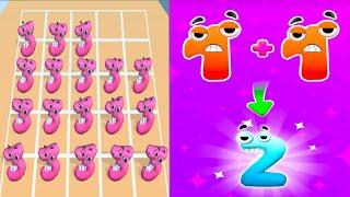 Number Run Merge 3D Math New Levels Game play MAX New Update