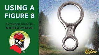 Using a figure 8 for descending the tree - WesSpur's Niceguydave demonstrates a classic tool