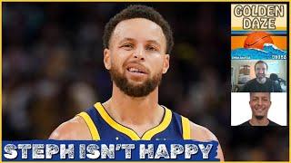 Stephen Curry Isn't Very Happy + Golden State Warriors Betting Lines with WagerTalk's Hakeem Profit