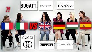 Franch VS Italian Luxury Brand Pronunciation Battle!