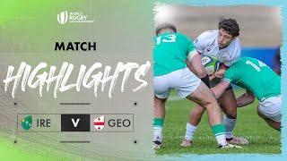 Ireland grab late WINNER! | Ireland v Georgia | World Rugby U20 Championship Match Highlights
