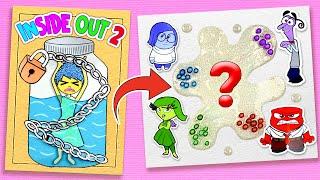 Who Kidnapped Joy?! Giant Game of Clue with Inside Out 2 Game Book *Paper Crafts & Fun DIYs*