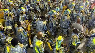 Bateria da Unidos Da Tijuca no desfile oficial de 2024