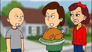 Classic Caillou Gets Grounded On Thanksgiving