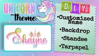 HOW TO CUSTOMIZE NAME FOR BACKDROP/STANDEE/TARPAPEL using mobile phone and free apps