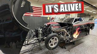 The Sorceress Is BACK!!! Twin Turbo Big Block FIRST FIRE UP!